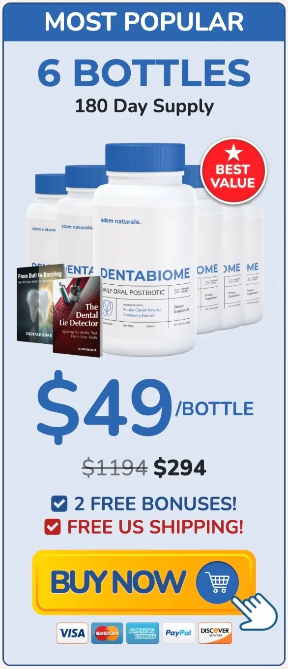 DentaBiome 6 bottles