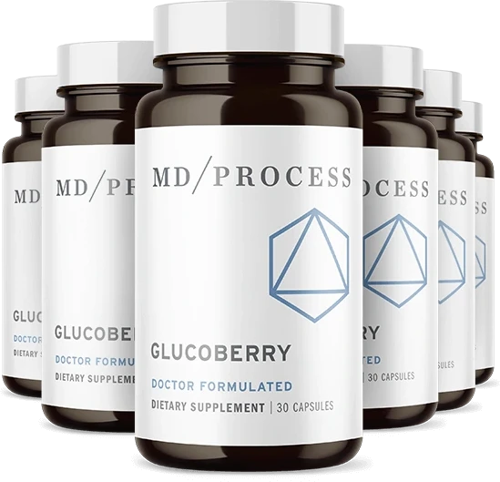 GlucoBerry 6 bottle package