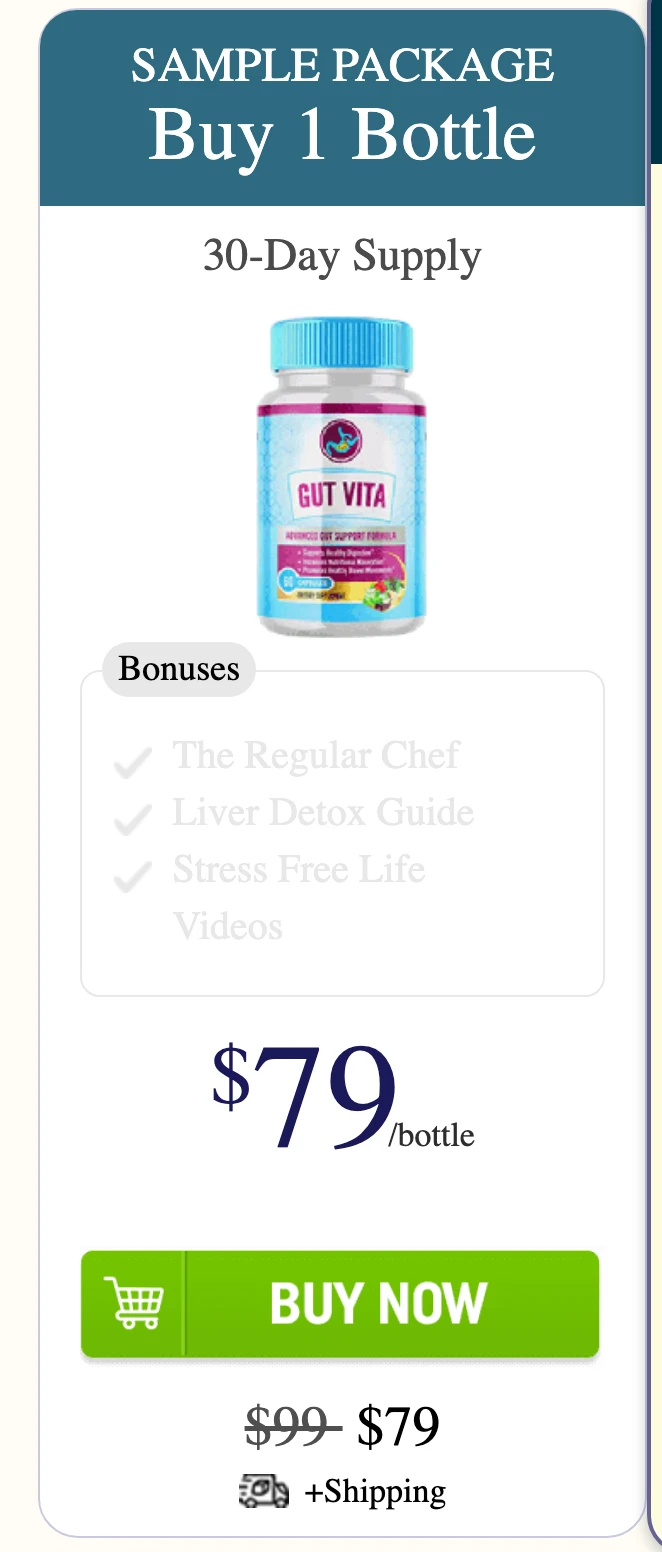 Gut Vita 1 bottle