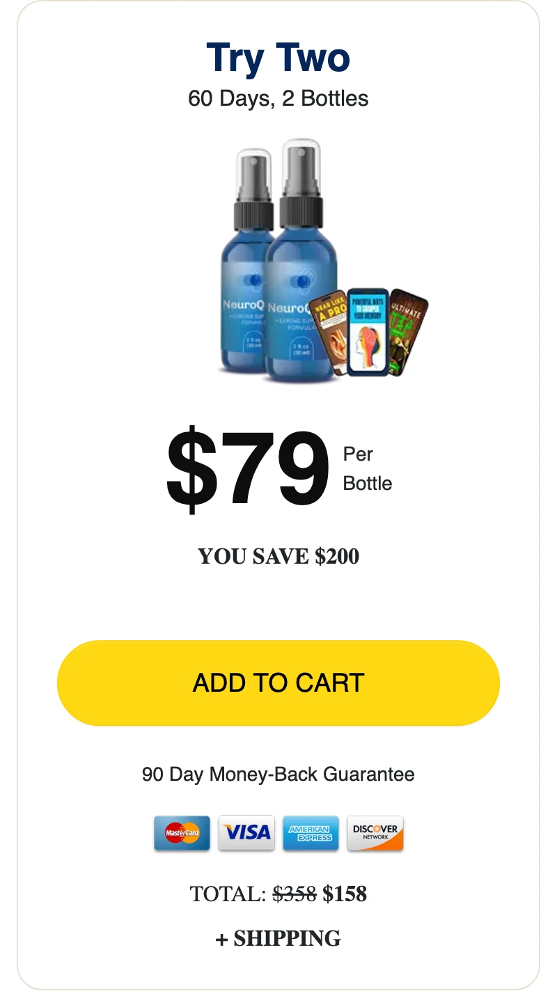 NeuroQuiet 2 bottles