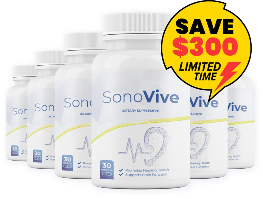 SonoVive 6 bottle package