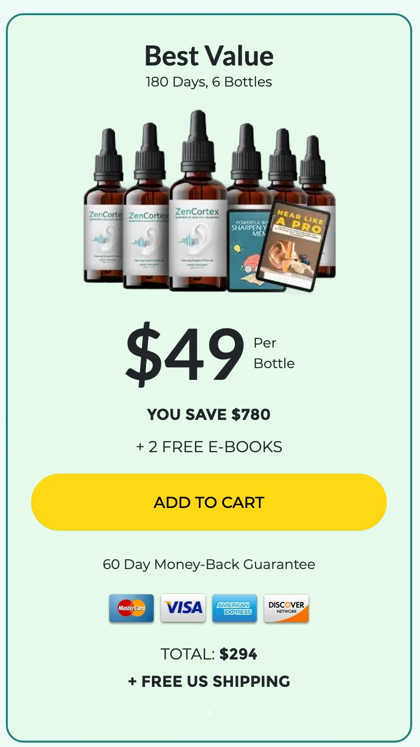 ZenCortex 6 bottles